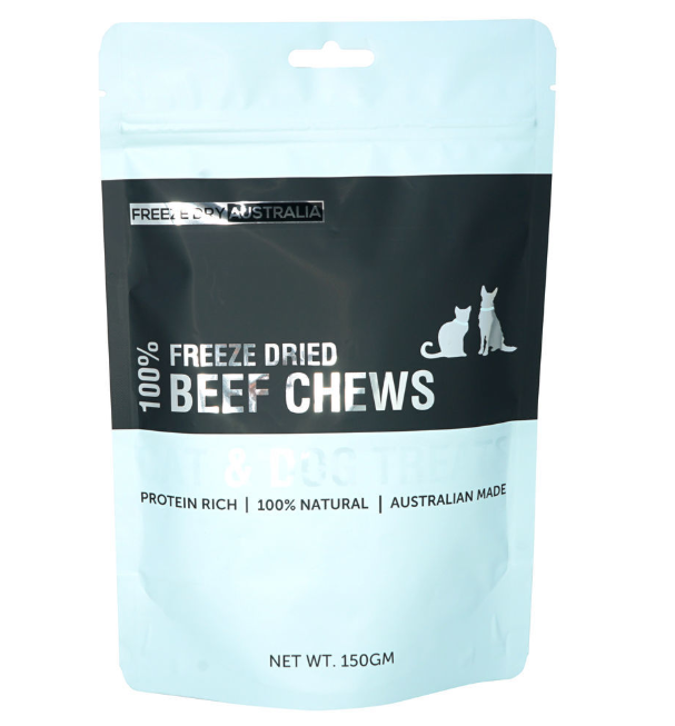 Freeze Dried Beef Chews 150GM