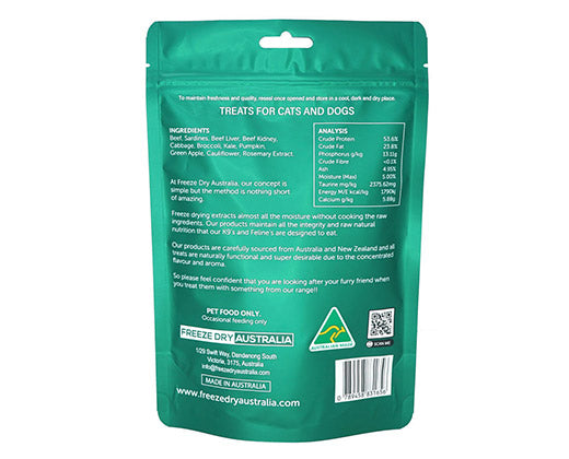 Freeze Dried Beef and Sardine Balls 100GM