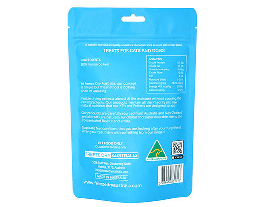 Freeze Dried Kangaroo Liver 100 GM