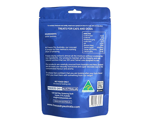 Freeze Dried Whole Sardines 80 GM