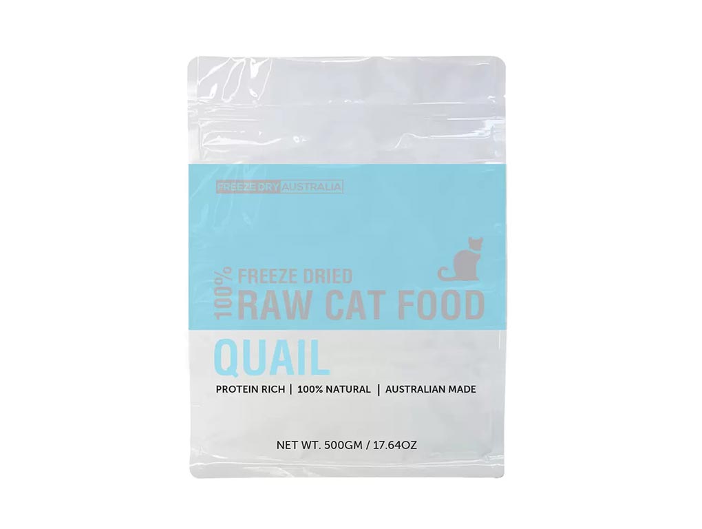 100% Raw Cat Food – Quail