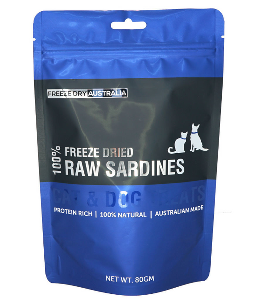 Freeze Dried Whole Sardines 80 GM